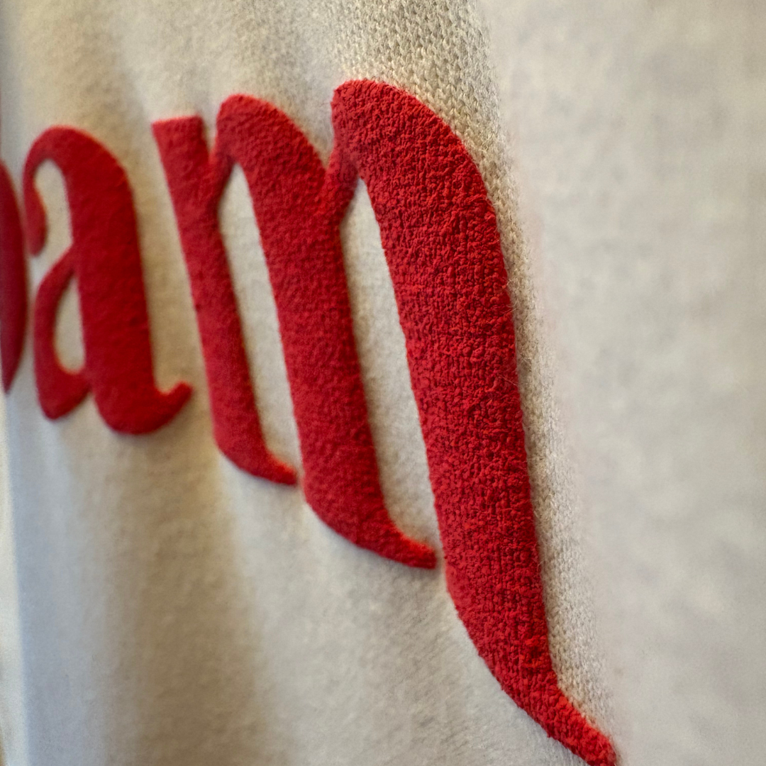BABAM Crewneck – Sweet Cream Heather (Puff Print)