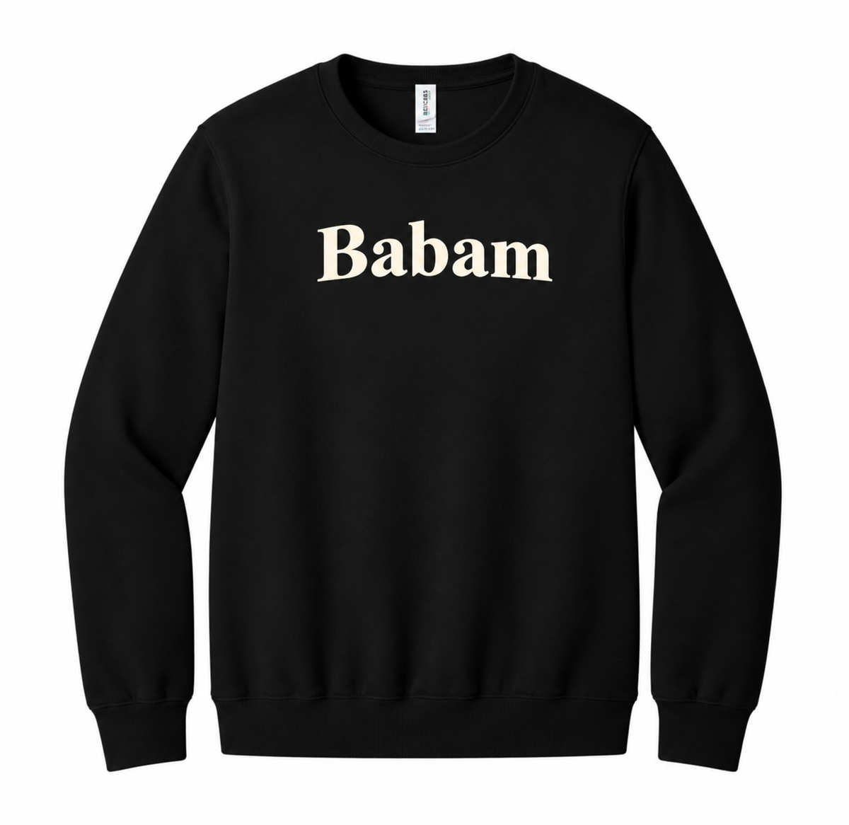 PRE-ORDER | BABAM Crewneck – Black (Puff Print)